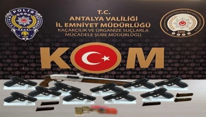 Antalyada son 1 haftada 16 şüpheli tutuklandı