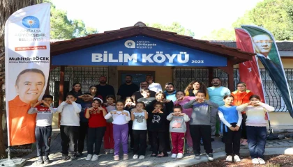 Antalyalı öğrenciler ara tatillerini Bilim Köyünde geçiriyor