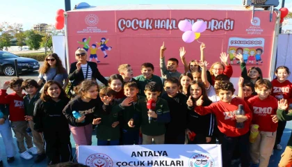 Antalyanın ilk “Çocuk Hakları Durağı” açıldı