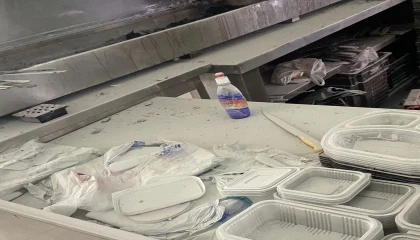 Baca yangını korkuttu