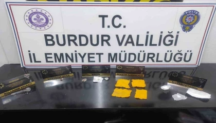 Burdurda araçta ele geçirilen uyuşturucuya 2 tutuklama