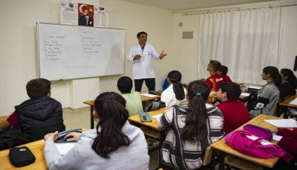 Çamlıyaylada öğrencilere eğitim desteği