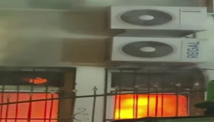 Düğünde atılan havai fişek okulda yangına neden oldu