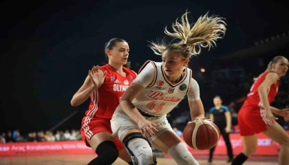 FIBA Kadınlar Euroleague: ÇBK Mersin: 87 - Olympiakos: 58