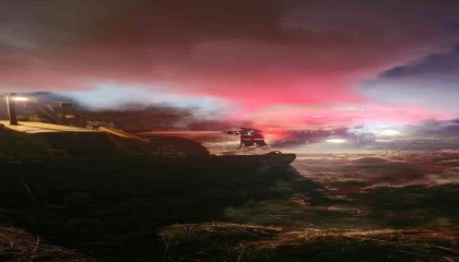 Gece saatlerinde çıkan yangında 6 buzağı telef oldu, 500 saman balyası yandı