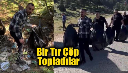 Hatay'da Gönüllü Grubun Temizlik Faaliyeti: Bir Tır Çöp Topladılar