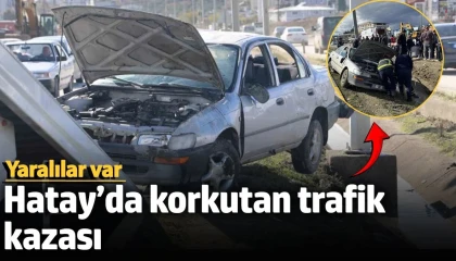 Hatay'da trafik kazası: 5 yaralı