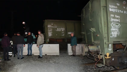 Hemzemin geçitte trenin çarptığı genç yaralandı