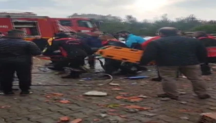 Kahramanmaraşta okulda duvarın çökmesi ile yaralananlar böyle kurtarıldı