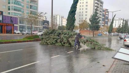 Kahramanmaraştaki fırtına saatte 95 kilometre hıza ulaştı