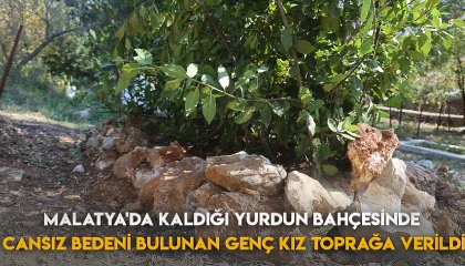 Kaldığı yurdun bahçesinde cansız bedeni bulunan genç kız toprağa verildi