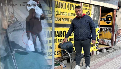 Kaldırımda yürüdüğü esnada kaşla göz arasında cep telefonunu çaldı