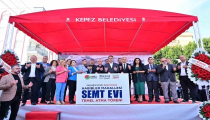 Kepeze 38 projenin ikincisinin de temeli atıldı