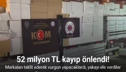 Markaları taklit ederek vurgun yapacaklardı, yakayı ele verdiler