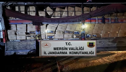 Mersinde 5 ton kaçak tütün ele geçirildi