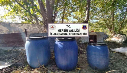 Mersinde 510 litre sahte içki ele geçirildi