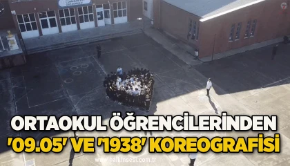 Öğrencilerden mest eden 09.05 ve 1938 koreografisi