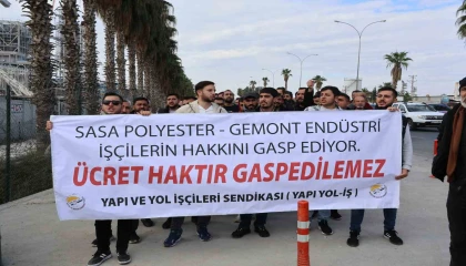 SASAda gergin bekleyiş sürüyor, ücretlerini alamayan işçiler eyleme başladı