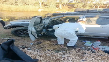 Sulama kanalına düşen araçtan doktorun cesedi çıktı
