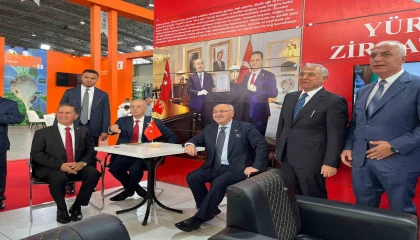 Tarım fuarında birçok ürün ziyaretçilere tanıtıldı