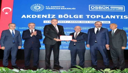 TSEden Antalya OSBye Yeşil OSB belgesi