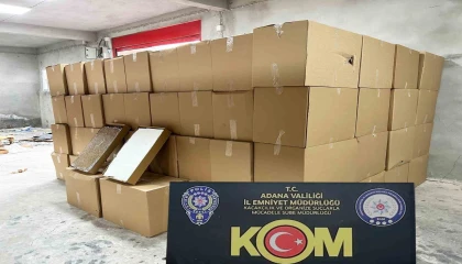6 milyon 490 bin doldurulmuş tek dal sigara ele geçirildi