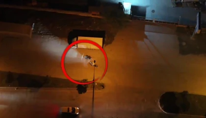 Adanada sokakta yarışan sürücülere baskın