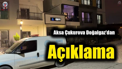 Aksa Çukurova Doğalgaz'dan açıklama: "Apartman ve dairede tesisat kaynaklı herhangi bir sıkıntı ve gaz sızıntısı tespit edilmedi"