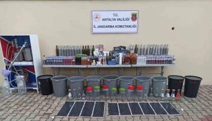 Alanyada sahte alkol operasyonu