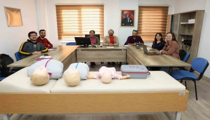 Alküde ilk yardım eğitmenleri yetişiyor