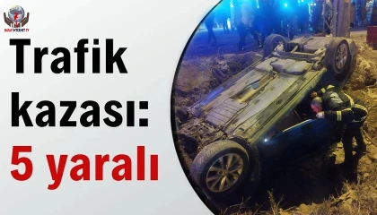 Antakyada trafik kazası : 5 yaralı
