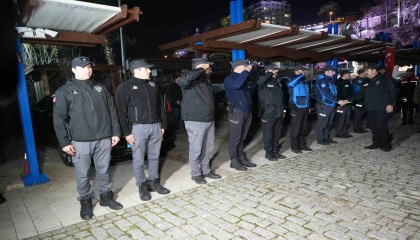 Antalyada huzurlu yılbaşı için için yoğun güvenlik önlemleri