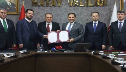 Atakaş Şirketler Grubunun Payasta inşa edeceği okul için protokol imzalandı