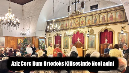 Aziz Corc Rum Ortodoks Kilisesinde Noel ayini