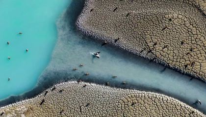 Burdur Gölünden çekilen fotoğraf dünya zirvesinde