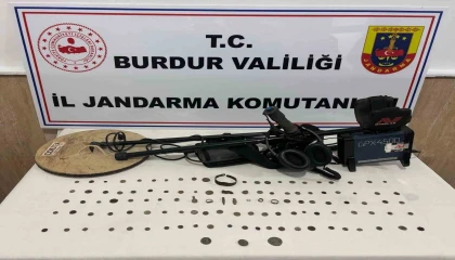 Burdurda kaçak kazı şüphelisi yakalandı