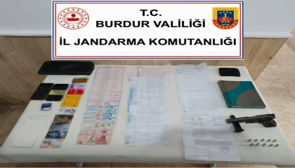 Burdurda tefecilik operasyonu, 1 kişi tutuklandı