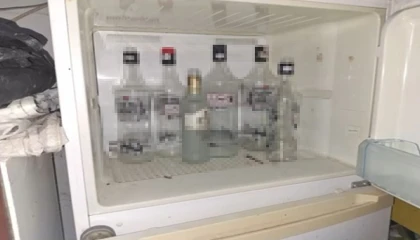 Burdurda yılbaşı öncesi 333 litre kaçak içki ele geçirildi