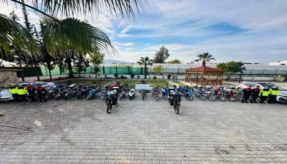 Çaldıkları motosikletin şase numarasını kazımışlar