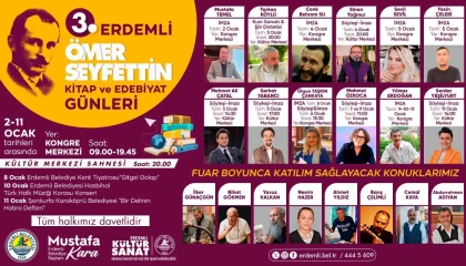 Erdemlide Kitap ve Edebiyat Günleri başlıyor