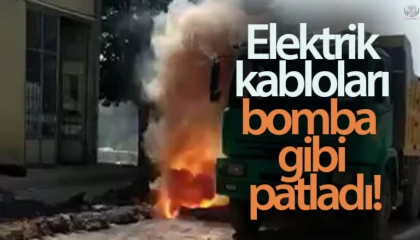 Hatay'da Elektrik Patlaması Panik Yarattı