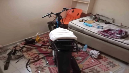 Ispartada çaldığı motosikleti parçalarken suçüstü yakalandı