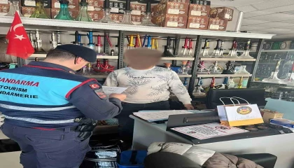 Jandarmadan nargilelik tütün mamulü sunum uygunluk belgesi denetimi