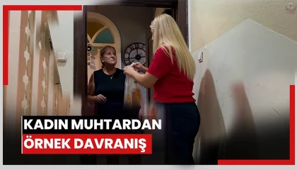 Kadın muhtardan örnek davranış: Atık yağları ev ev dolaşarak topluyor