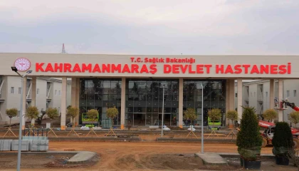 Kahramanmaraşta 400 yataklı hastane Ocakta hizmete giriyor