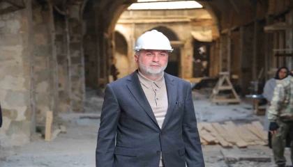 Kahramanmaraşta 5 asırlık tarihi çarşıda restorasyon çalışmaları sürüyor