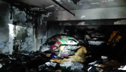 Kahramanmaraşta iş yeri yangını söndürüldü