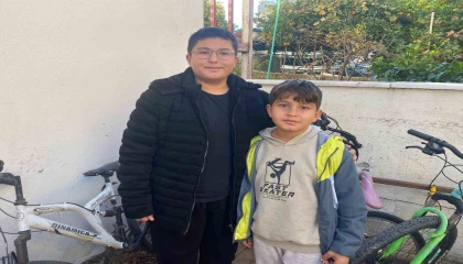 Kardeşinin çalınan bisikleti, 13 yaşındaki çocuğu dedektif yaptı