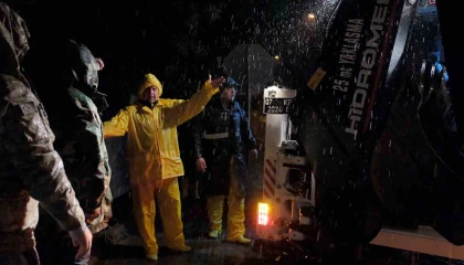 Kemer Belediyesi şiddetli yağışlara karşı teyakkuzda