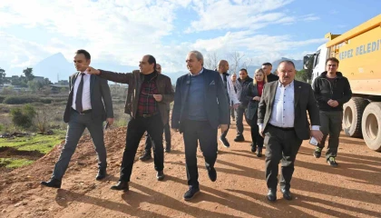 Kepezden Duralilere yeni yol girişi